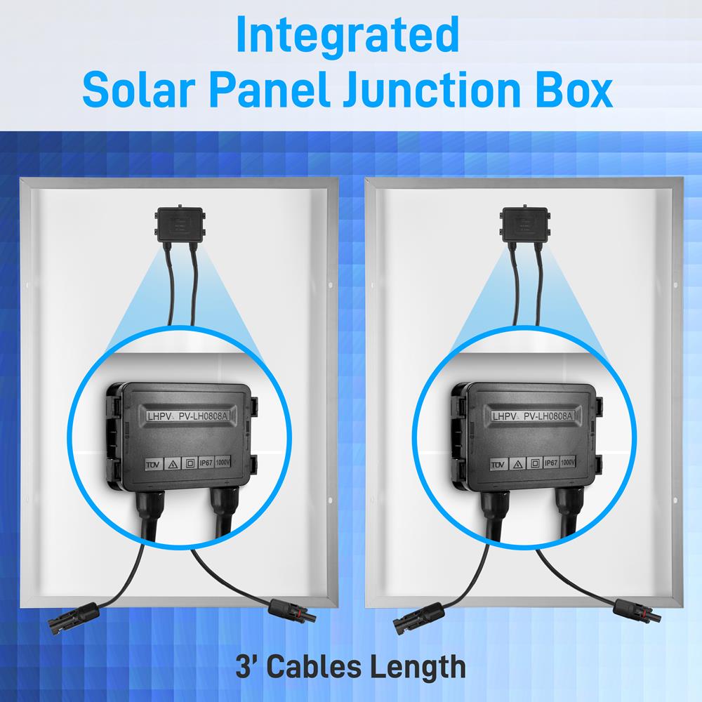product image number 9 for SereneLife Mono Solar Panel Starter Kit