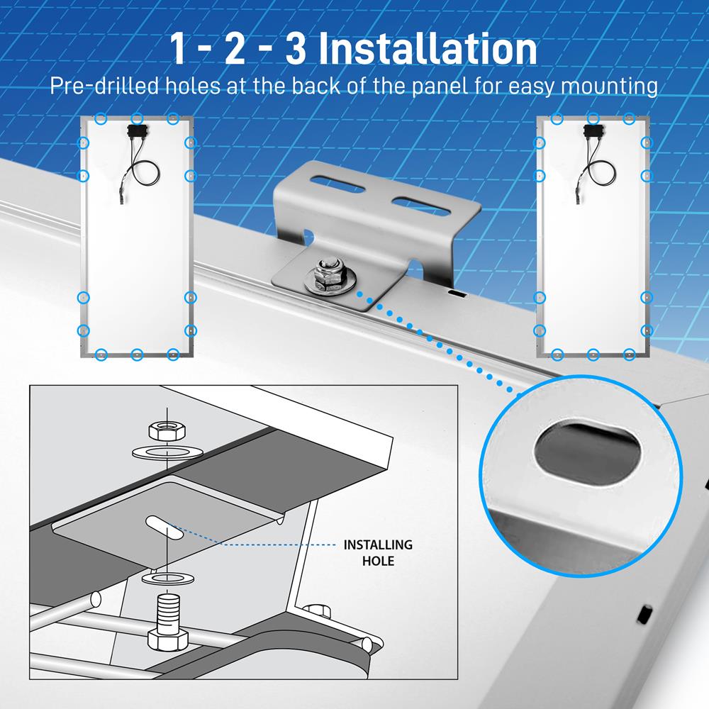 product image number 5 for SereneLife Mono Solar Panel Starter Kit
