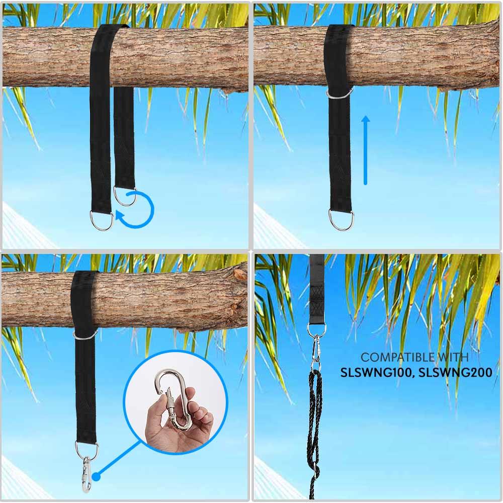 product image number 2 for SereneLife Universal Hanging Swing Tree Mount Kit
