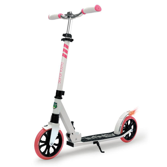 Kick Scooter for Teens & Adults, Adjustable Alloy Deck, Pink