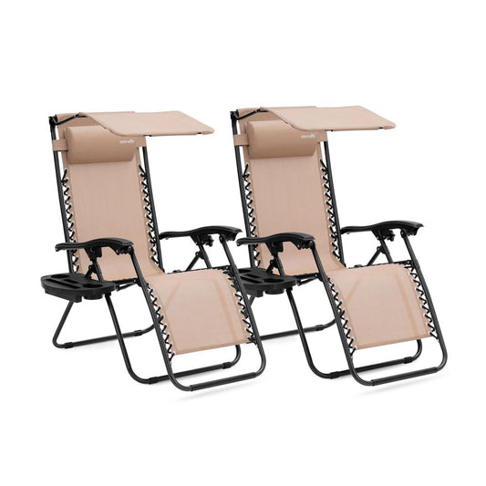 product image number 1 for SereneLife Adjustable Zero Gravity Chair Set