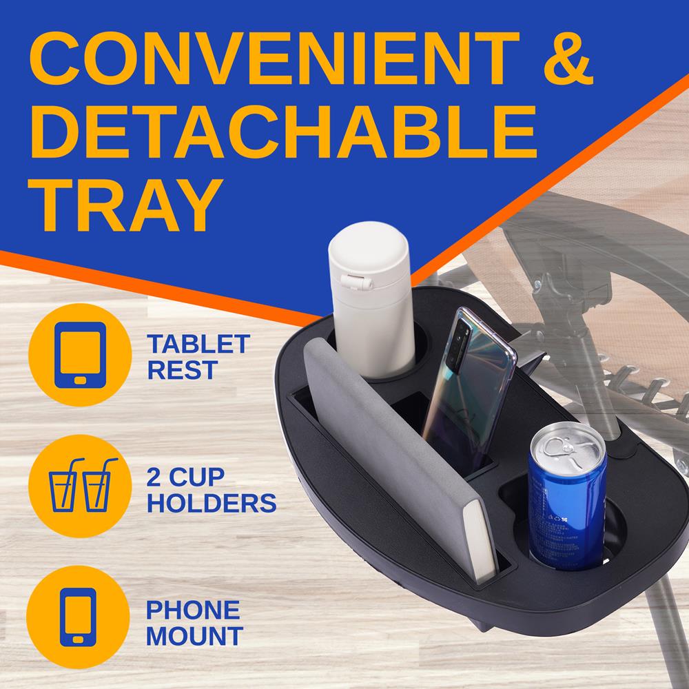 product image number 4 for SereneLife Adjustable Zero Gravity Chair Set