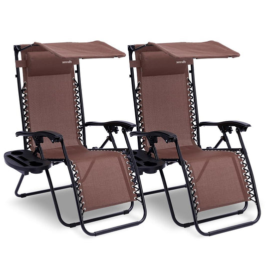 product image number 1 for SereneLife Adjustable Zero Gravity Chair Set