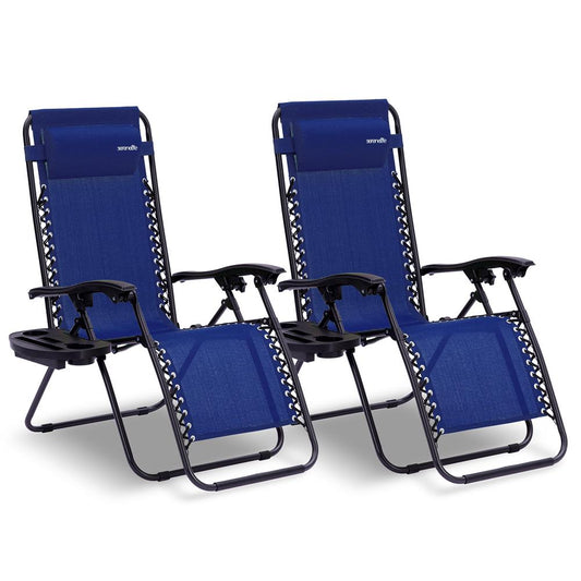 product image number 1 for SereneLife Adjustable Zero Gravity Chair Set