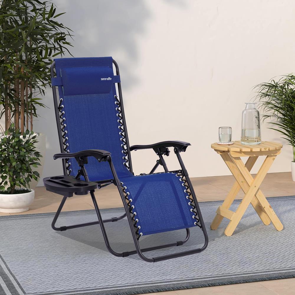 product image number 7 for SereneLife Adjustable Zero Gravity Chair Set