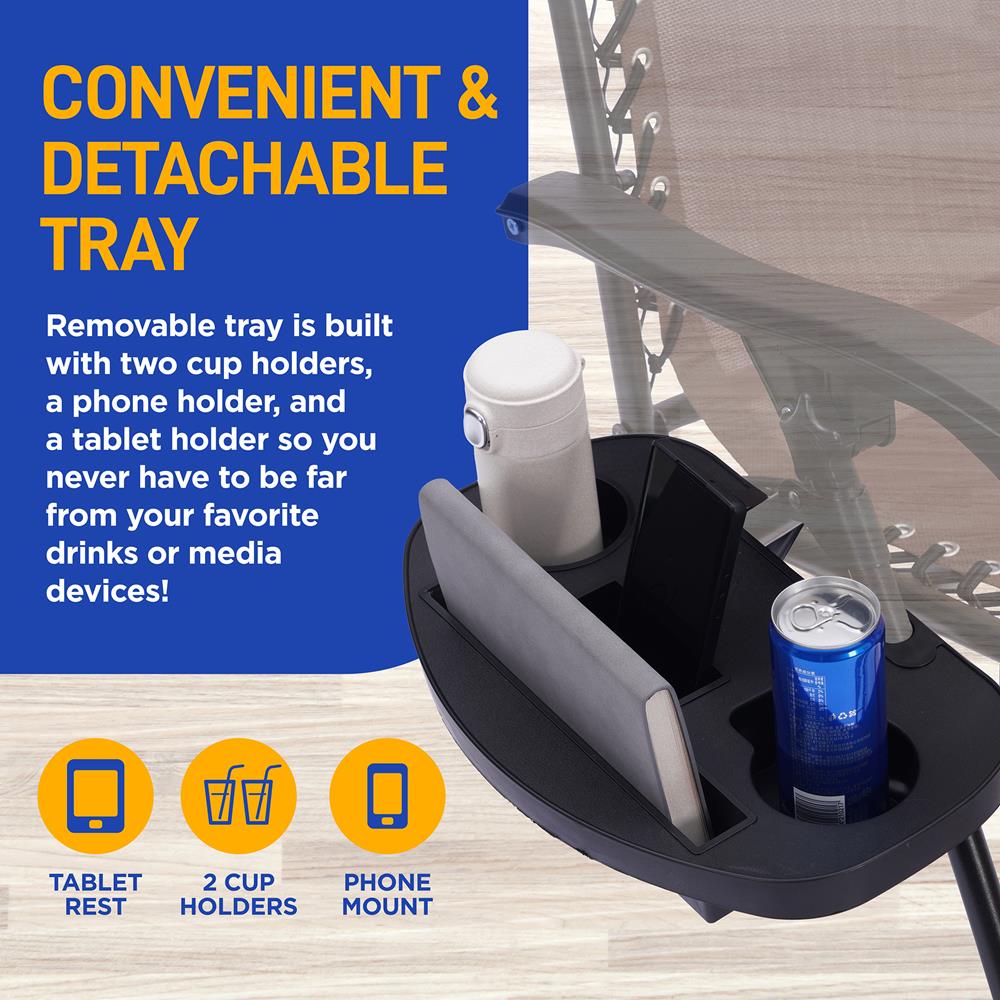 product image number 4 for SereneLife Adjustable Zero Gravity Chair Set