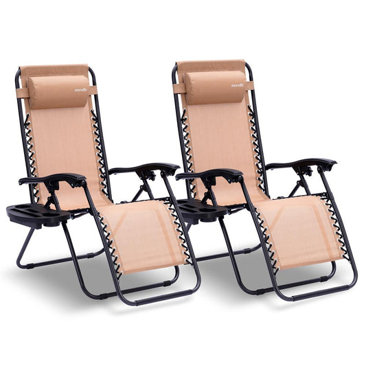 product image number 1 for SereneLife Adjustable Zero Gravity Chair Set