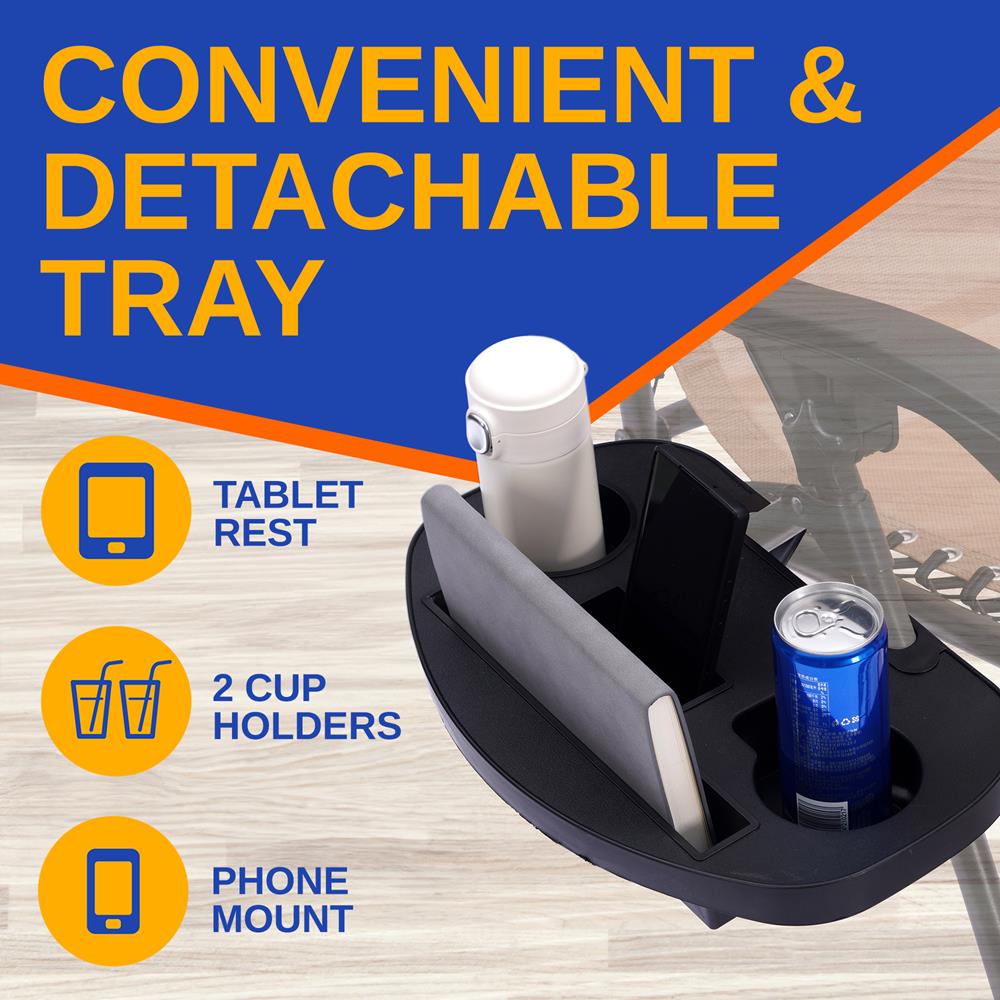 product image number 4 for SereneLife Adjustable Zero Gravity Chair Set