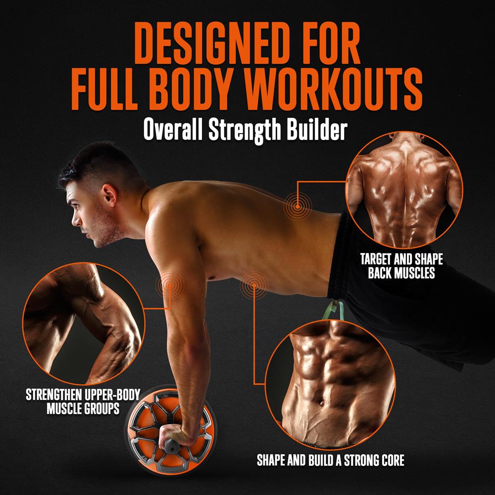 product image number 5 for SQUATZ Ultra-Wide Ab Roller Wheel