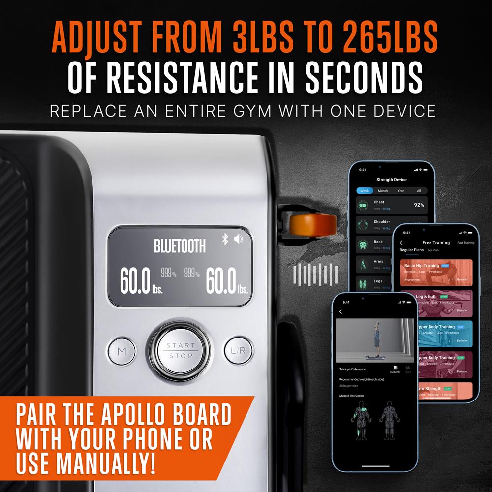 product image number 3 for SQUATZ Apollo Fitness Board