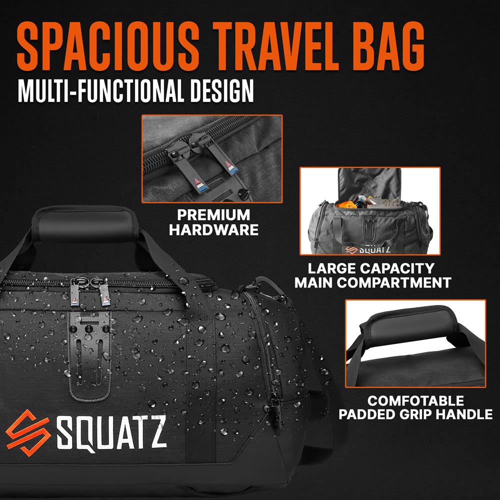 product image number 5 for SQUATZ Travel Duffle Bag Pack
