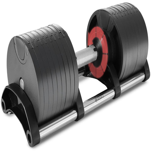 70lb Adjustable Dumbbell, Quick Change, Anti-Slip Metal Handle