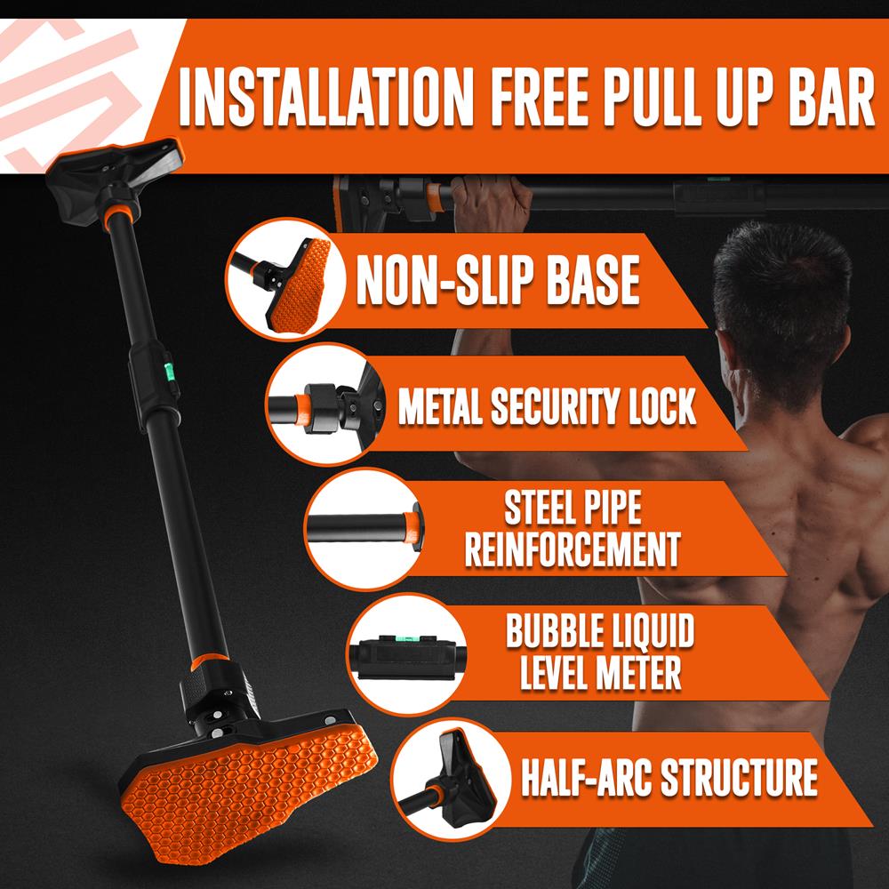 product image number 3 for SQUATZ Doorway Pull Up And Chin Up Bar