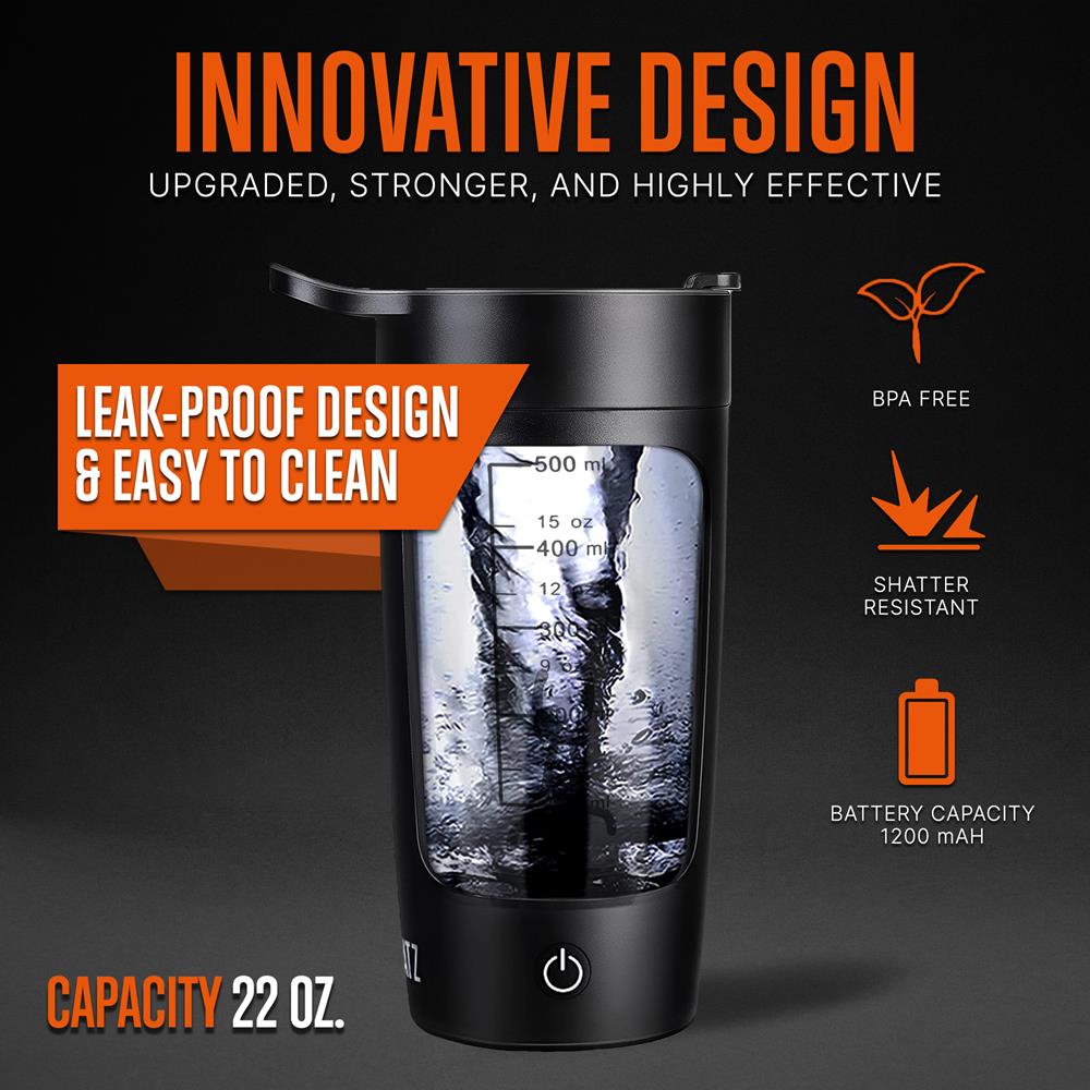 product image number 5 for SQUATZ Electric Shaker Bottle