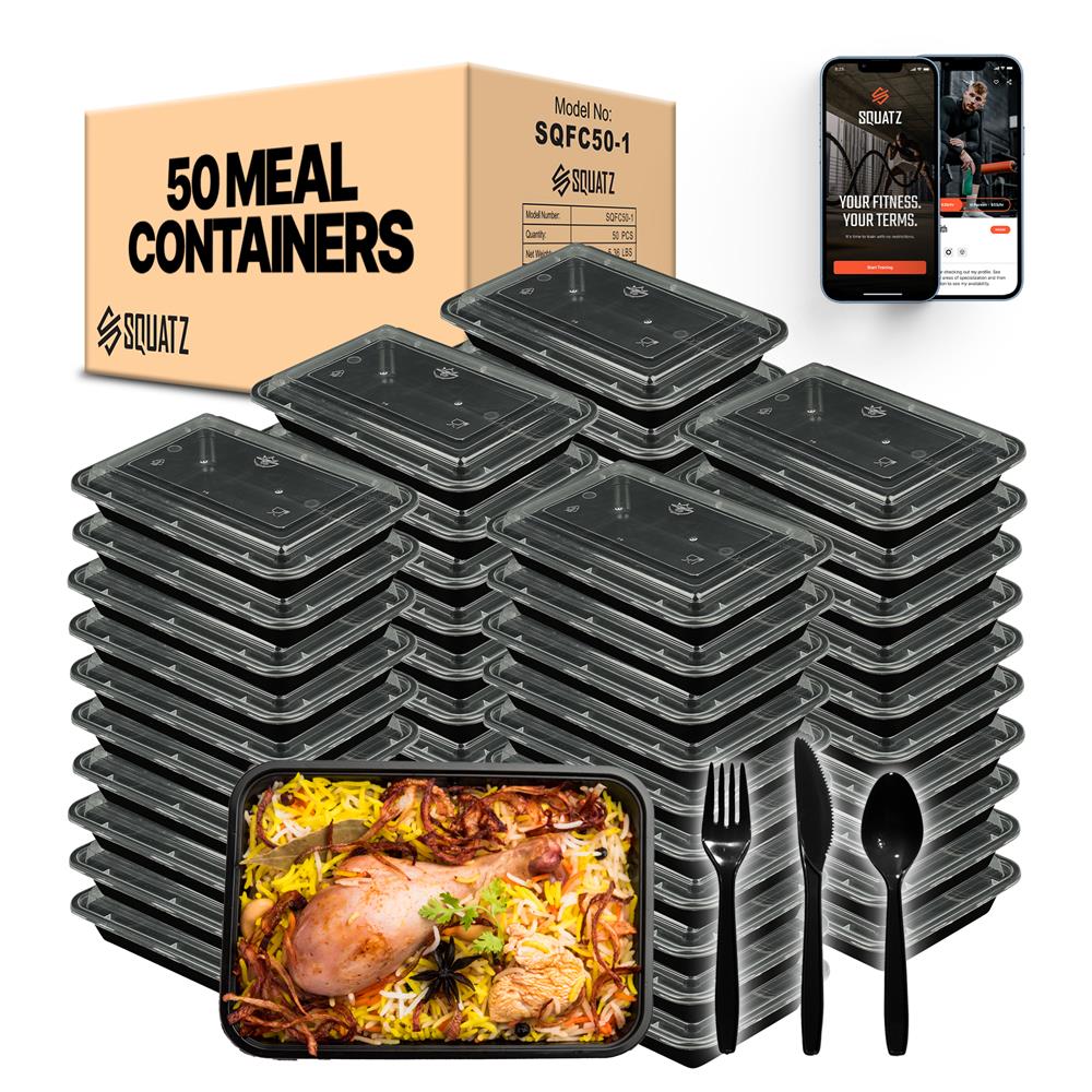 product image number 1 for SQUATZ Microwavable Food Container With Utensil