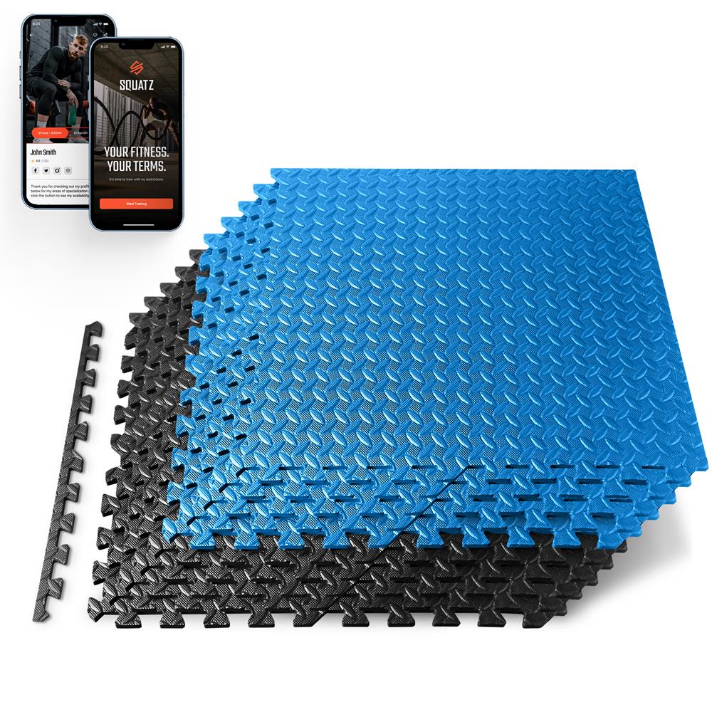 product image number 1 for SQUATZ Thick Puzzle Exercise Mat