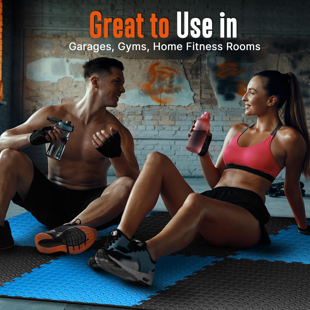 product image number 6 for SQUATZ Thick Puzzle Exercise Mat