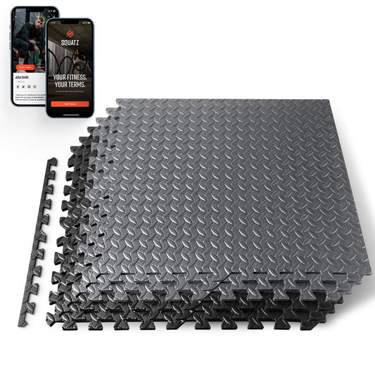 product image number 1 for SQUATZ Thick Puzzle Exercise Mat