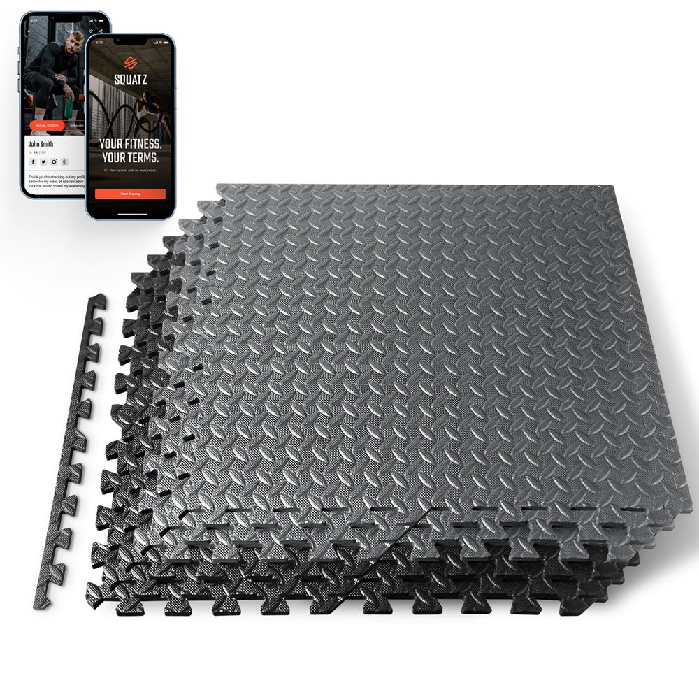 product image number 1 for SQUATZ Thick Puzzle Exercise Mat