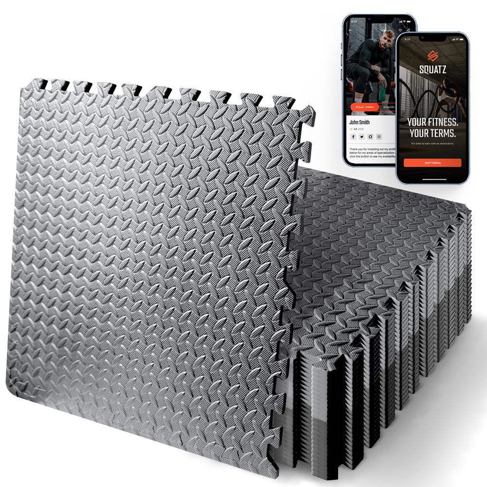 product image number 1 for SQUATZ Thick Puzzle Exercise Mat