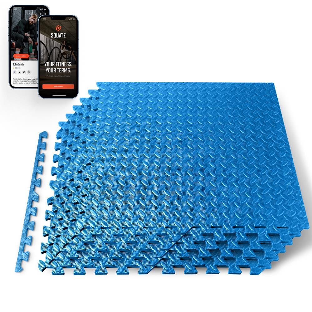 product image number 1 for SQUATZ Thick Puzzle Exercise Mat