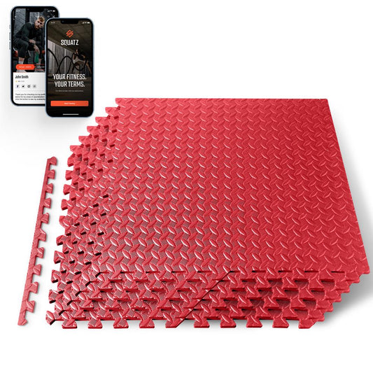 product image number 1 for SQUATZ Thick Puzzle Exercise Mat