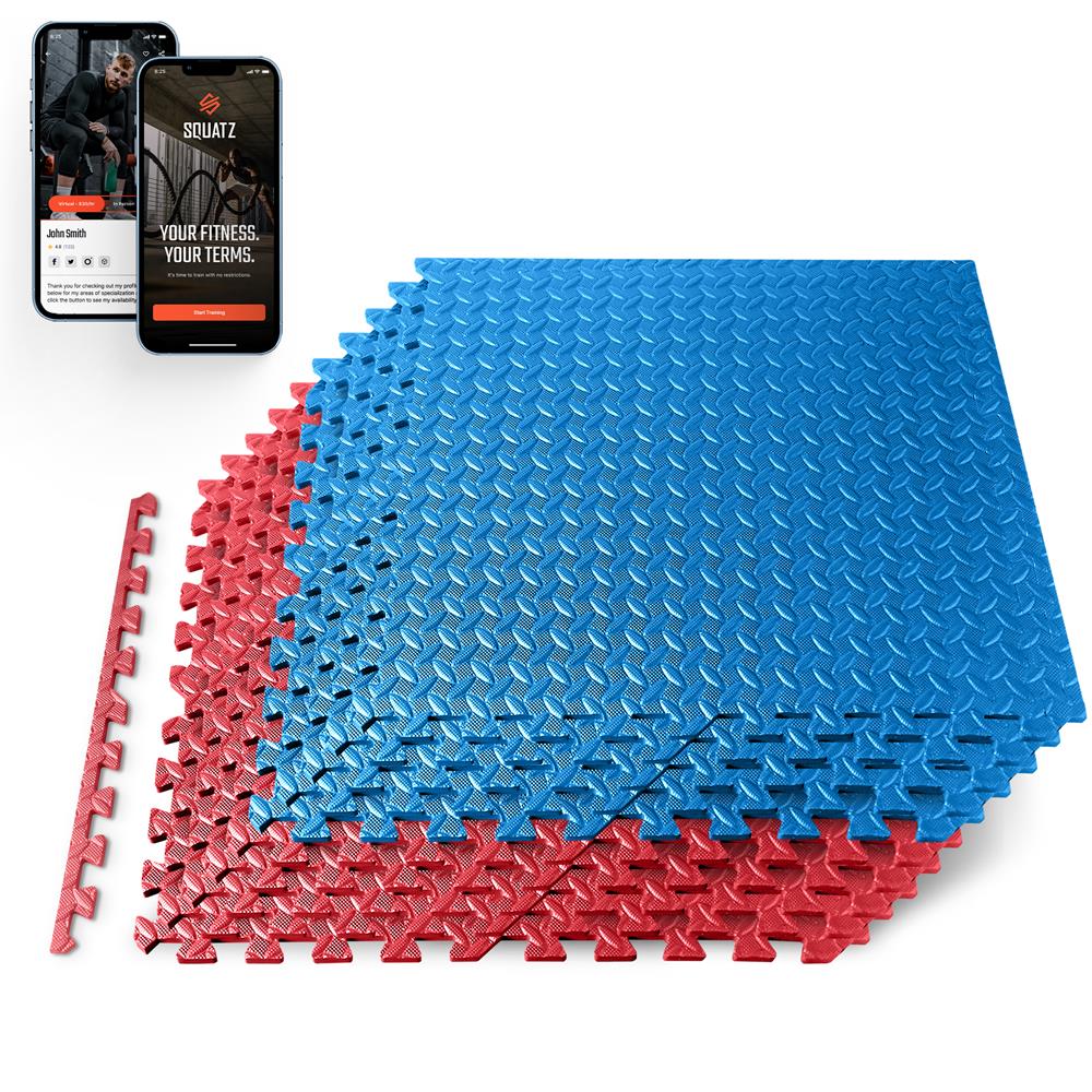 product image number 1 for SQUATZ Thick Puzzle Exercise Mat