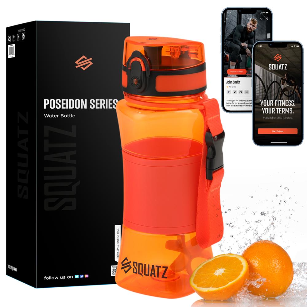 product image number 1 for SQUATZ Sports Or Shake Water Bottle With Strain