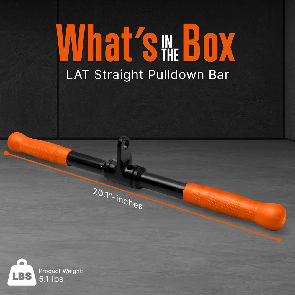 product image number 2 for SQUATZ Lat Straight Pulldown Bar