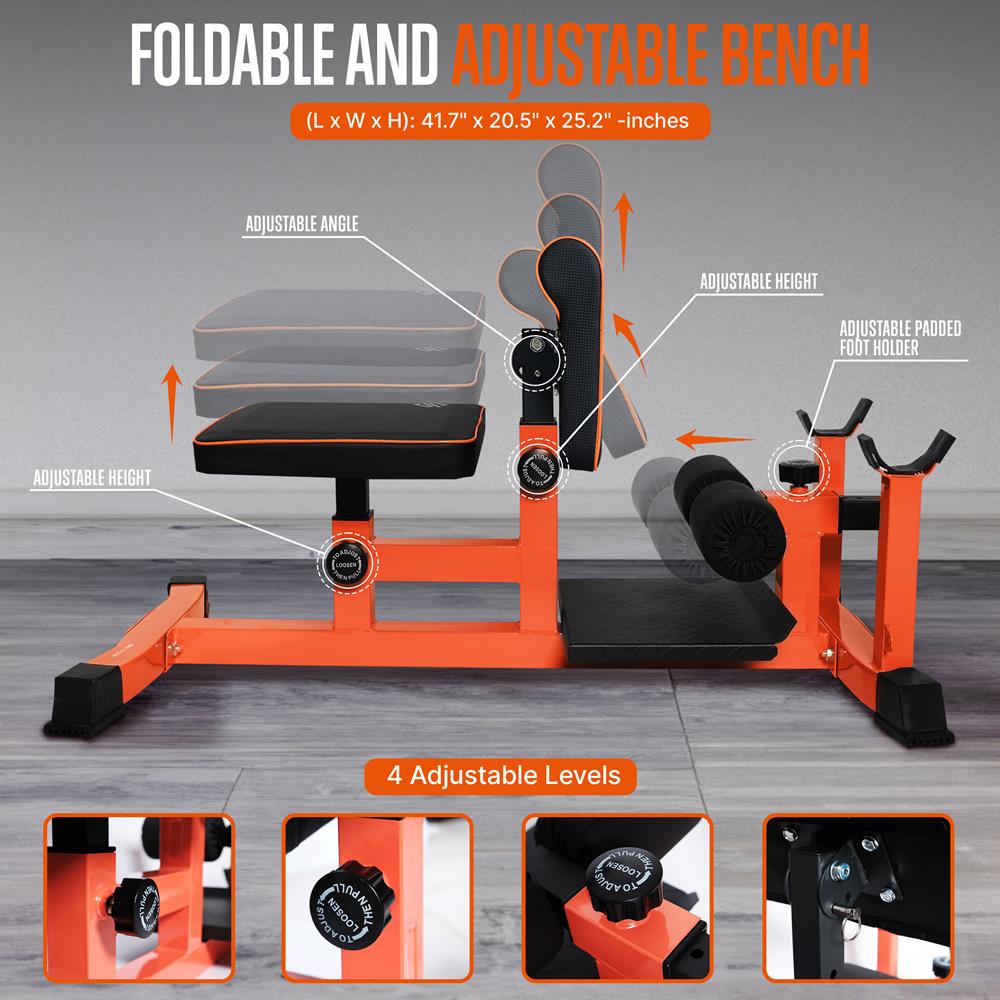 product image number 4 for SQUATZ Multi-Function Sissy Squat Machine