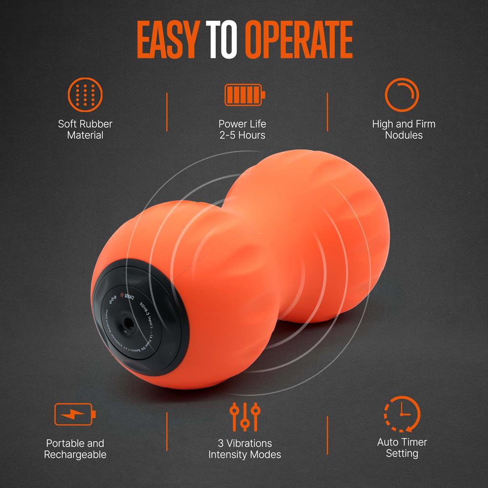 product image number 4 for SQUATZ Peanut Vibrating Massage Ball