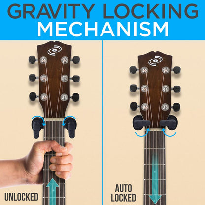 Support mural pour guitare 