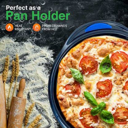 product image number 3 for NutriChef Blue Silicone Handles