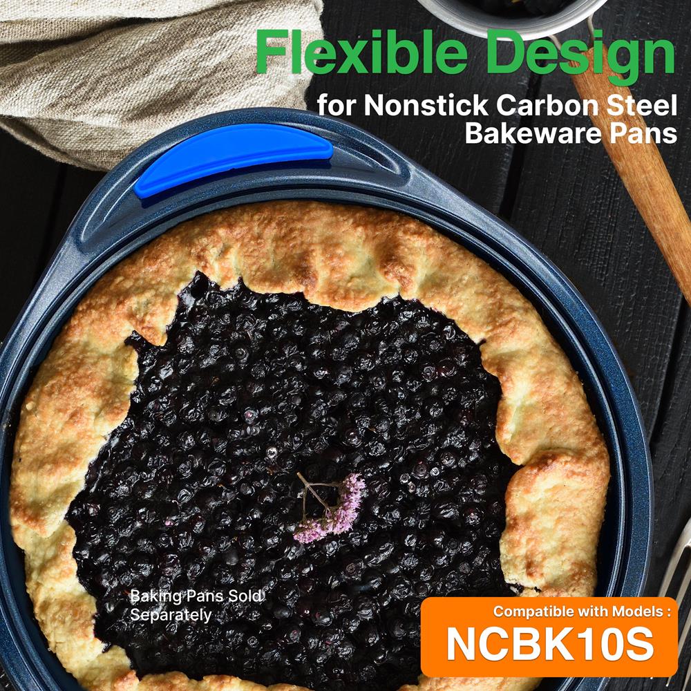 product image number 4 for NutriChef Blue Silicone Handles