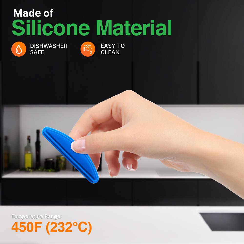 product image number 5 for NutriChef Blue Silicone Handles