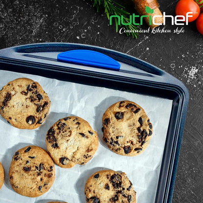 product image number 6 for NutriChef Blue Silicone Handles