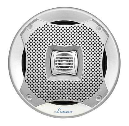 6.5" Marine Speakers 400W Water Resistant Stereo System Silver