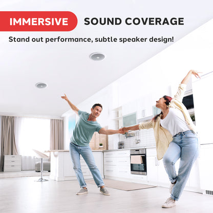 Haut-parleurs encastrés muraux / plafonniers de 8'' pour la maison 