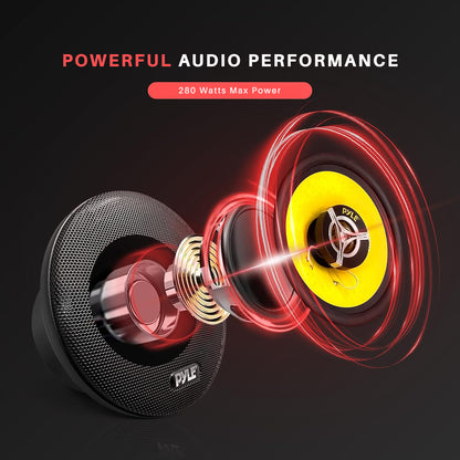 Haut-parleurs de voiture à composants de 6,5 pouces 