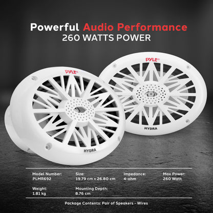 6 x 9 inch Component Marine Speakers