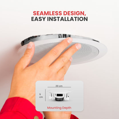 Haut-parleurs encastrés muraux/plafonniers 8,0'' pour la maison 