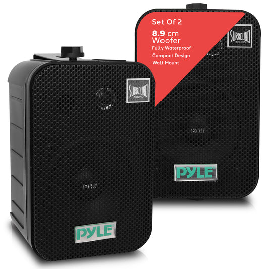 3.5'' Indoor/Outdoor Wall Mount Speakers