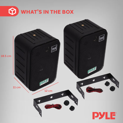 3.5'' Indoor/Outdoor Wall Mount Speakers
