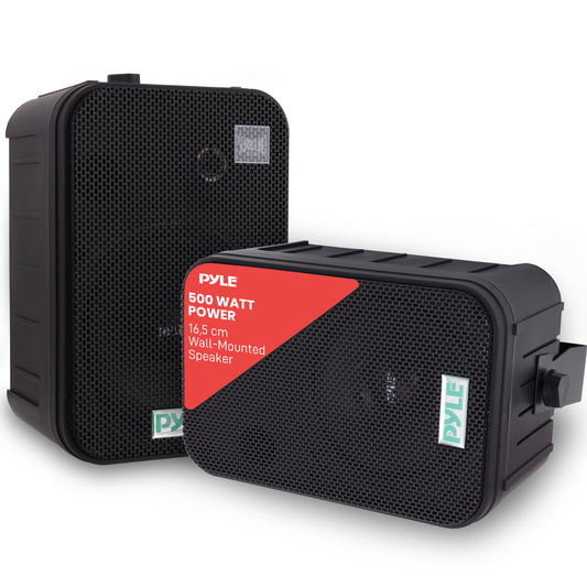 Haut-parleurs muraux 6,5'' pour intérieur/extérieur 