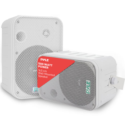 Haut-parleurs muraux 6,5" pour intérieur/extérieur 