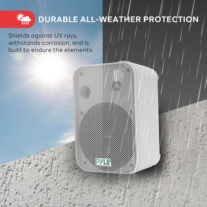 Haut-parleurs muraux 6,5" pour intérieur/extérieur 