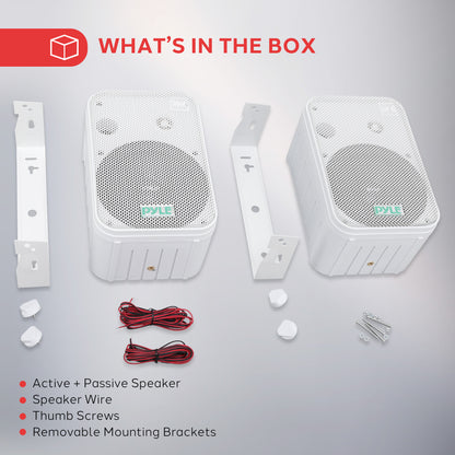 Haut-parleurs muraux 6,5" pour intérieur/extérieur 