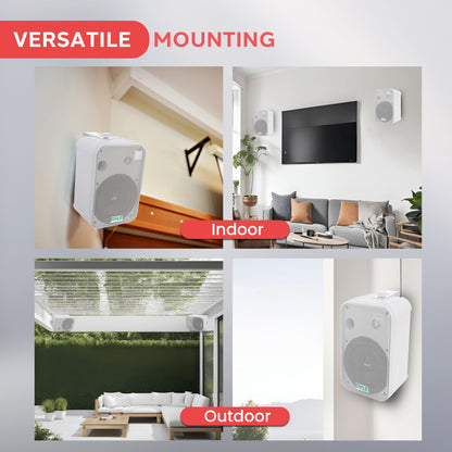 Haut-parleurs muraux 6,5" pour intérieur/extérieur 