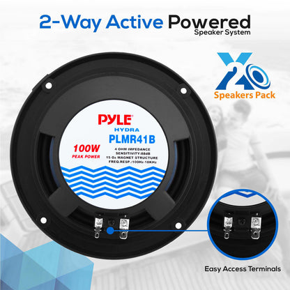 4'' Waterproof Stereo Speaker System
