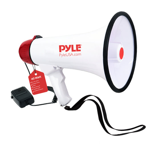 Megaphone with Plug-in Handheld Mic